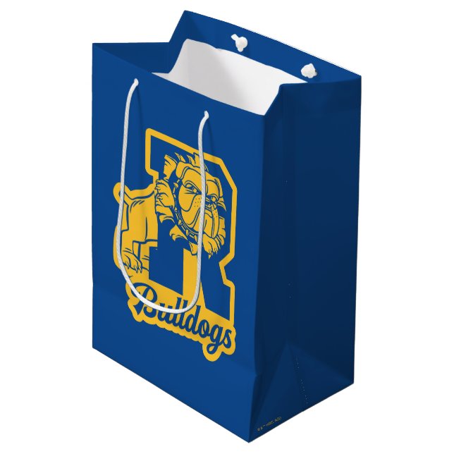 Riverdale Bulldogs Letterman Mittlere Geschenktüte (Vorderseite Schrägansicht)