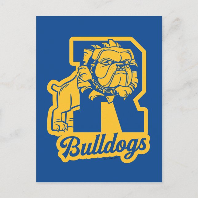 Riverdale Bulldogs Letterman Postkarte (Vorderseite)