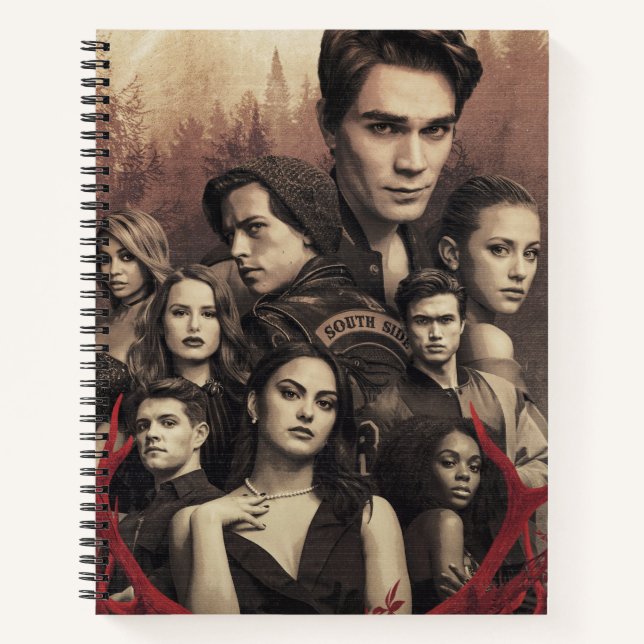 Riverdale Deer Skull Poster Notizbuch (Vorderseite)