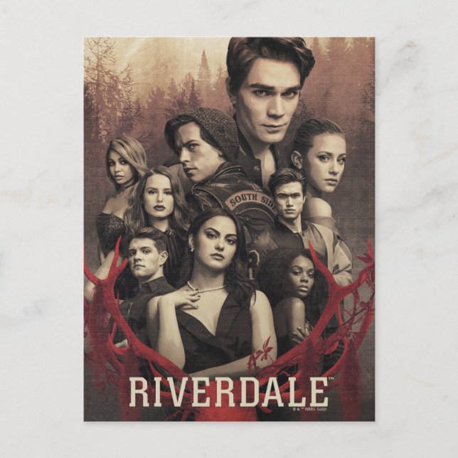 Riverdale Deer Skull Poster Postkarte (Vorderseite)