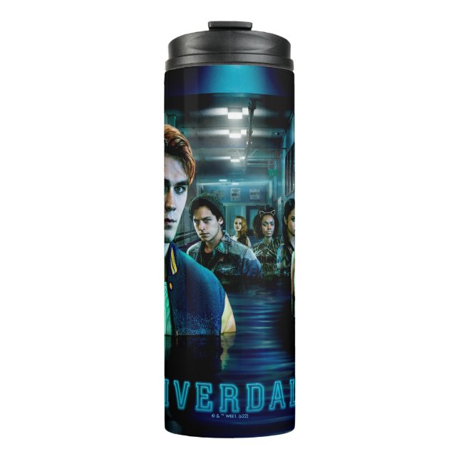 Riverdale Flooding Hallway Poster Thermosbecher (Vorderseite)
