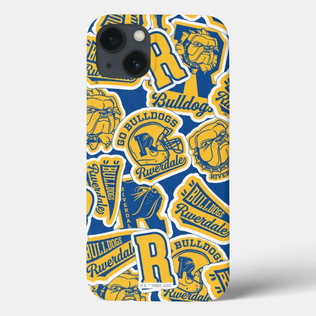 Riverdale Football und Cheer Pattern Case-Mate iPhone Hülle (Rückseite)