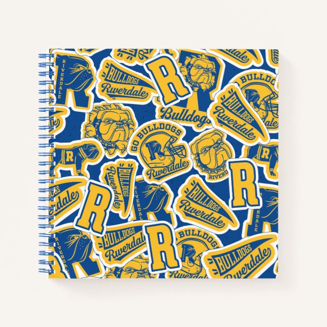 Riverdale Football und Cheer Pattern Notizbuch (Vorderseite)