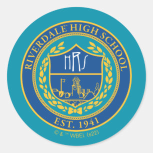 Riverdale High School Siegel Runder Aufkleber