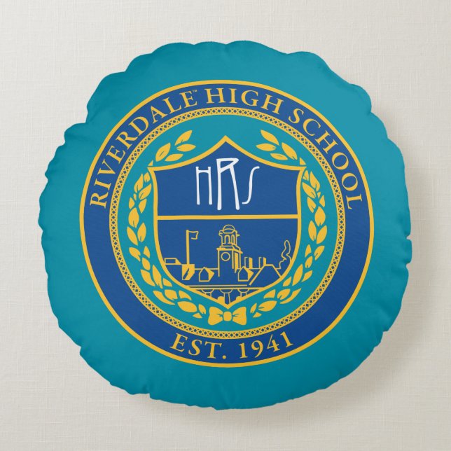 Riverdale High School Siegel Rundes Kissen (Vorderseite)