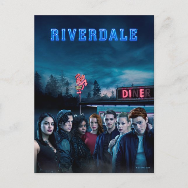Riverdale Outdoor Pops Diner Poster Postkarte (Vorderseite)