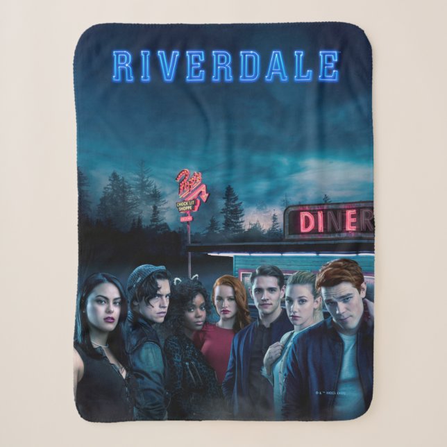 Riverdale Outdoor Pops Diner Poster Sherpadecke (Vorderseite)