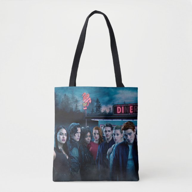 Riverdale Outdoor Pops Diner Poster Tasche (Vorderseite)