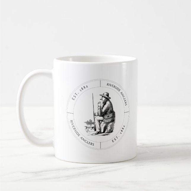 Riverside Angler Kaffeetasse (Links)