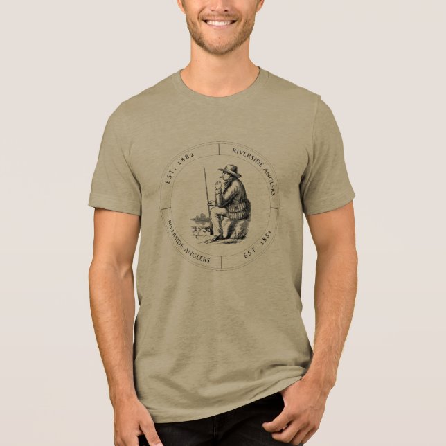Riverside Angler Tri-Blend Shirt (Vorderseite)