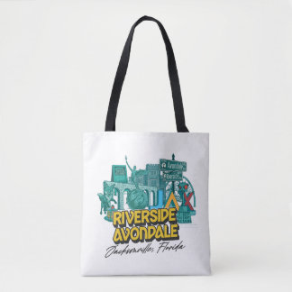 Riverside Avondale Nachbarschaft Tote Bag Tasche