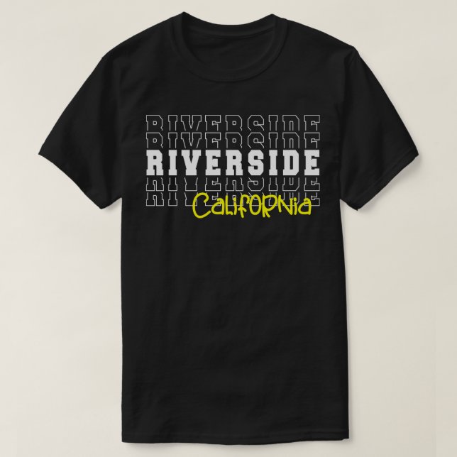 Riverside City California Riverside CA T-Shirt (Design vorne)
