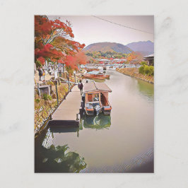 Riverside Kyoto Postkarte