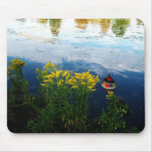 Riverside Mousepad, Wasser, Fluss, Landschaft Mousepad