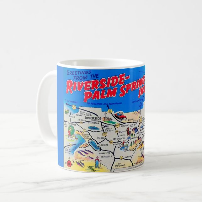 Riverside - Palm Springs  Kaffeetasse (Vorderseite Links)