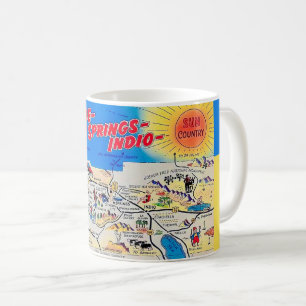 Riverside - Palm Springs Postkarten-Mug Kaffeetasse