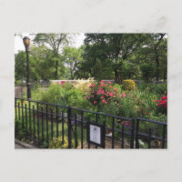 Riverside Park Garden New York City NYC Carte post