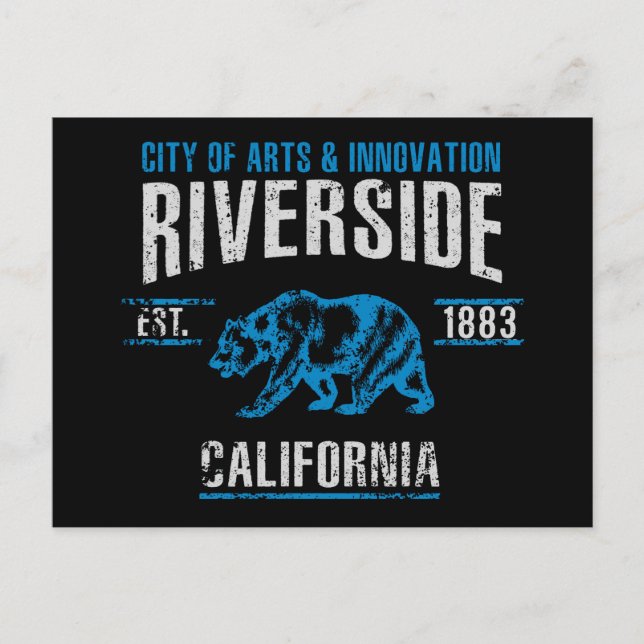 Riverside Postkarte (Vorderseite)