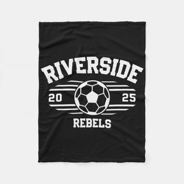 Riverside Rebels Fußball Ll 2025  Fleecedecke (Vorderseite)