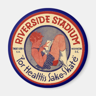 Riverside Rolling Rink Washington DC Magnet