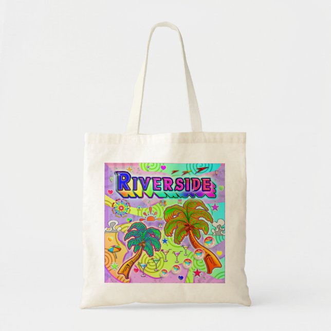 Riverside Vacacation Target Tote Bag Tragetasche (Vorne)