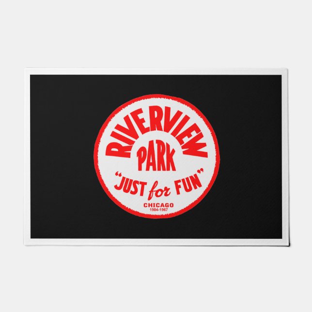  Riverview Amusement Park, Chicago, 1904-1967 IL Fußmatte (Vorderseite)