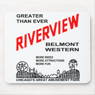 Riverview Amusement Park, CHICAGO, ILL. (1904--67) Mousepad