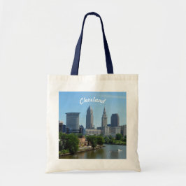 Riverview Cleveland Skyline Tote Bag Tragetasche