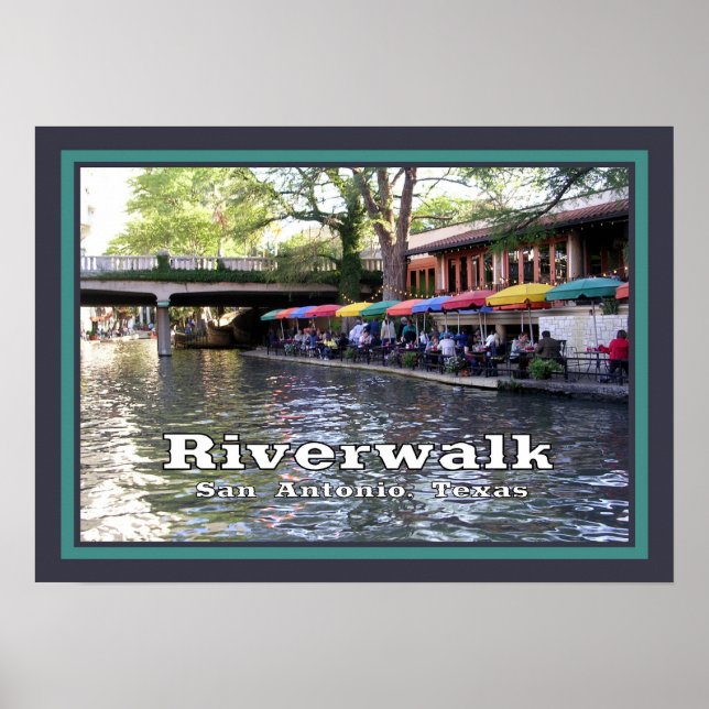 Riverwalk, San Antonio, Texas Poster (Vorne)