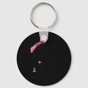 Riveter Believe Pink Ribbon Brustkrebsbewusstsein Schlüsselanhänger