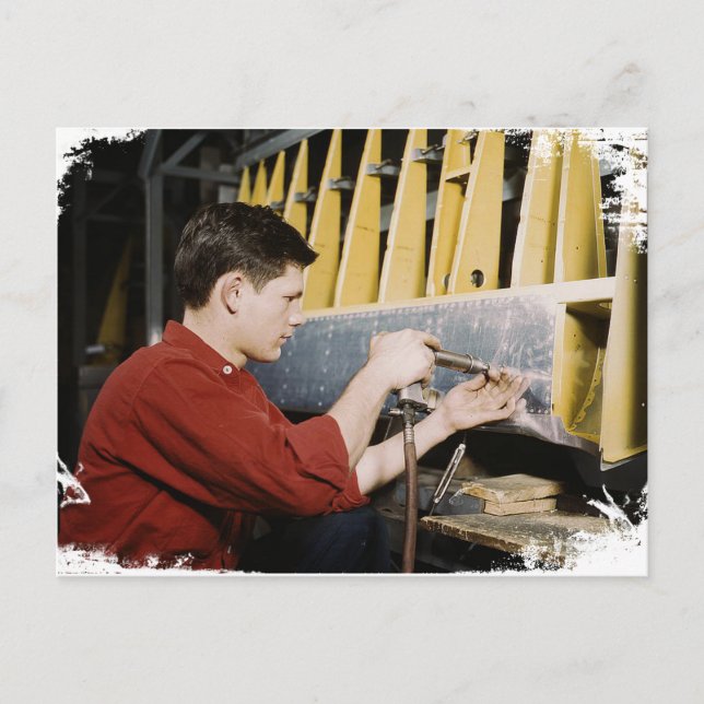 Riveter Postkarte (Vorderseite)