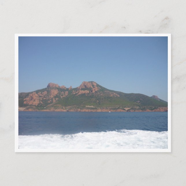 Riviera-Küste Postkarte (Vorderseite)
