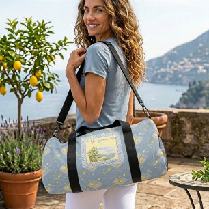 Riviera Küsten Obstgarten Signature Print Aussicht Duffle Bag