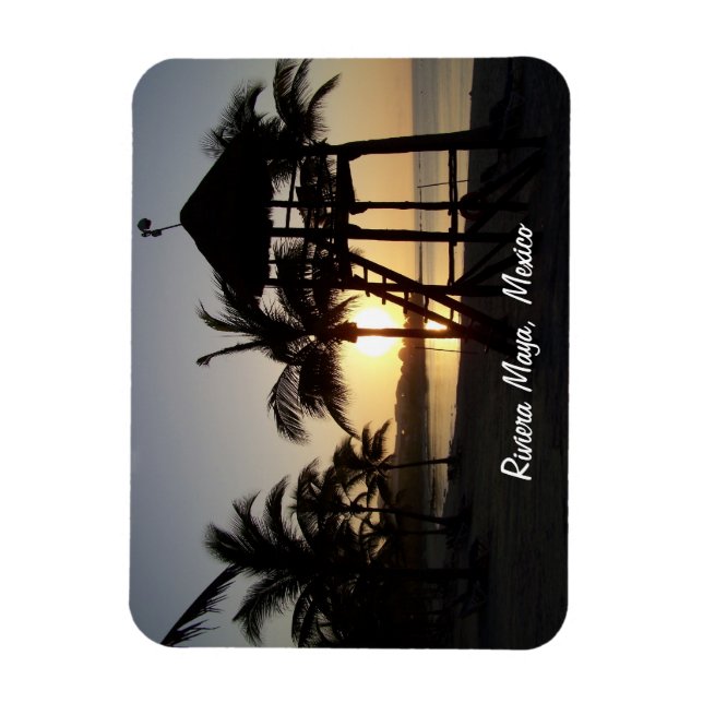 Riviera Maya Cancun Mexique Caraibes mer Magnet (Vertical)