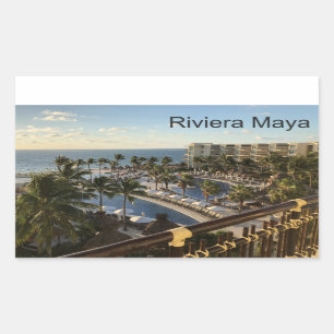 Riviera Maya Cancun Mexique - Stickers Rectangle