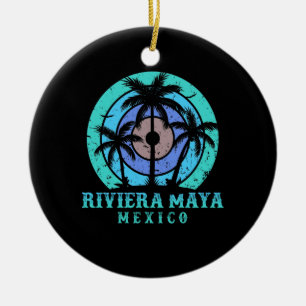 Riviera Maya Mexico Keramik Ornament