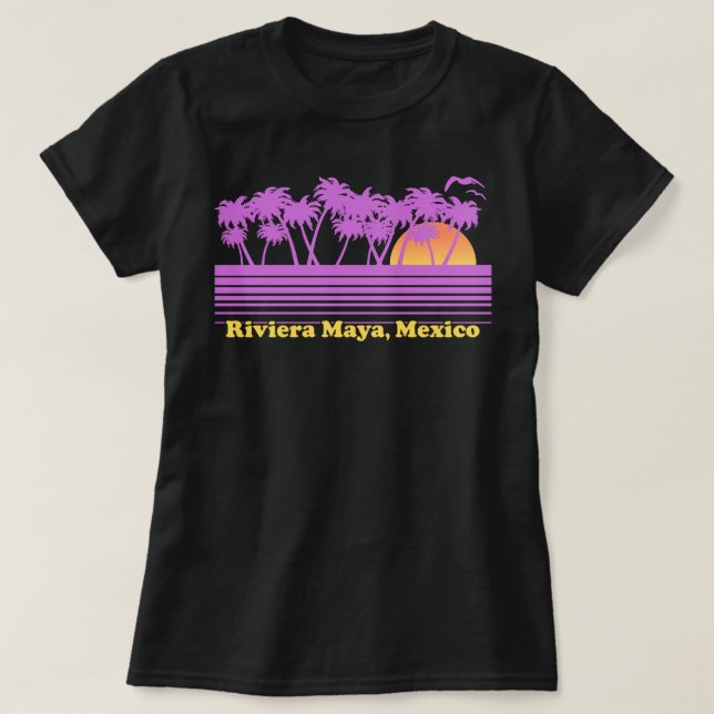 Riviera Maya Mexiko T-Shirt (Design vorne)