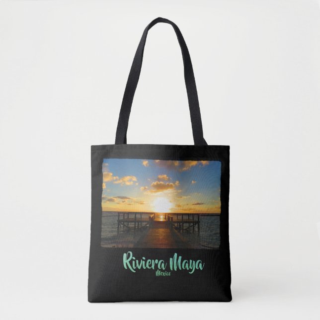 Riviera-Maya-Sonnenaufgang-Tasche Tasche (Vorderseite)