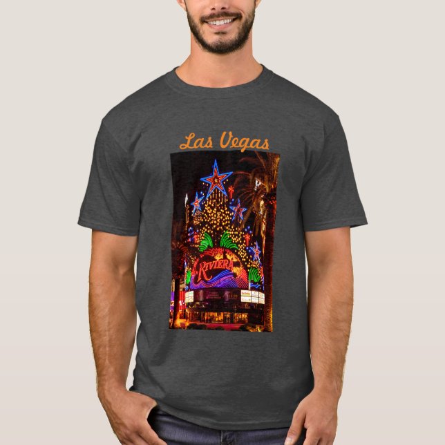 Riviera Neon Lights Las Vegas T-Shirt (Vorderseite)