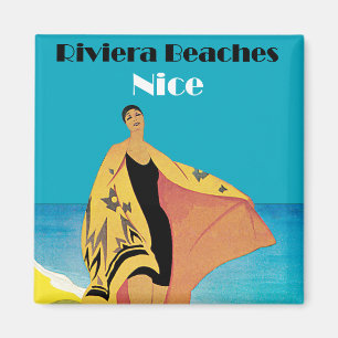 Riviera setzt das Nizza ~ auf den Strand Magnet