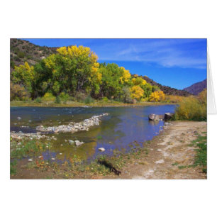 Rivière d'automne à Taos Nouveau-Mexique
