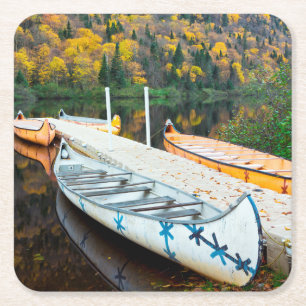 Rivière Jacques-Cartier Rabaskas Dock Rechteckiger Pappuntersetzer