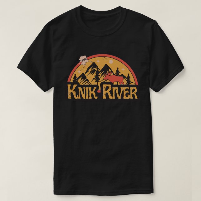 Rivière Knik, T-shirt Alaska-Shirt (Design devant)