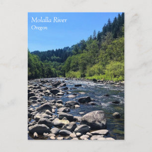 Rivière Molalla, OU Carte postale