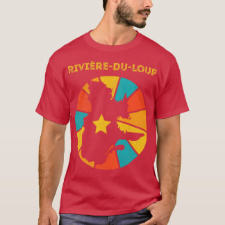 RiviereduLoup Quebec Kanada Vintag störte Sou T-Shirt