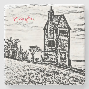 Rivington Pigeon Tower Leverhulmes Garden Horwich Steinuntersetzer