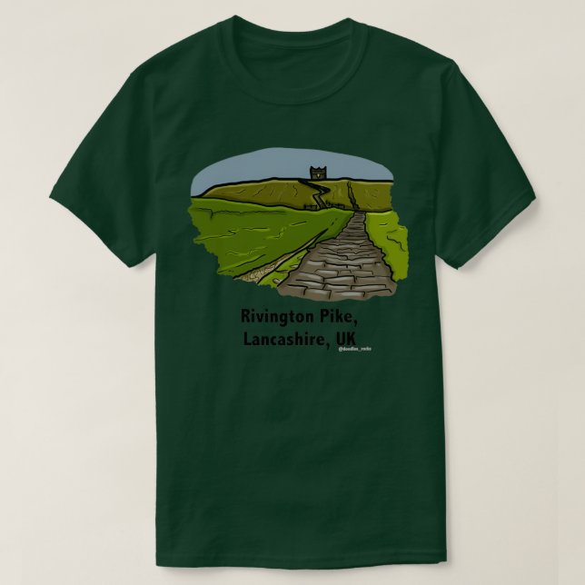 Rivington Pike T-Shirt (Design vorne)