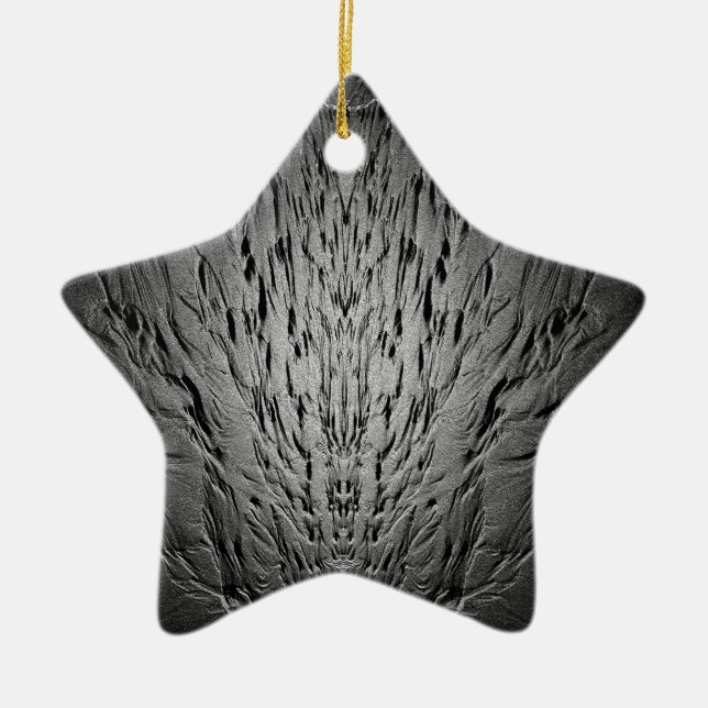 Rivula am Sandstrand Keramik Ornament (Vorne)