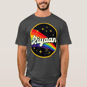 Riyaan Regenbogen im Weltraum Vintager Stil T-Shirt