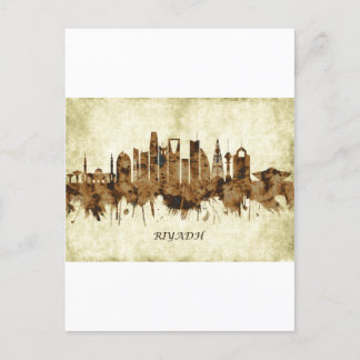 Riyadh Saudi Arabia City Einladungspostkarte